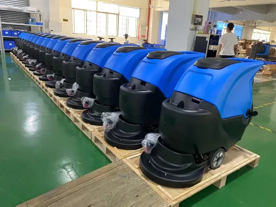 Lavapavimenti portatile in modalità eco per l'officina